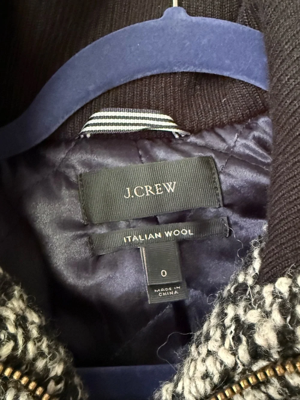 J Crew Lodge Coat - Size 0